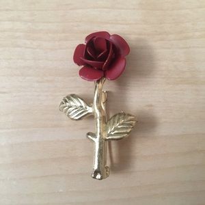 Vintage rose pin